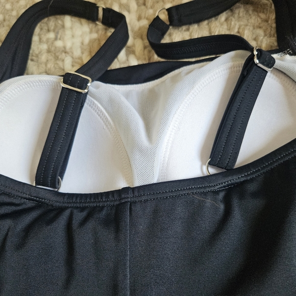 Llbean swim top 4 blk - Picture 4 of 6